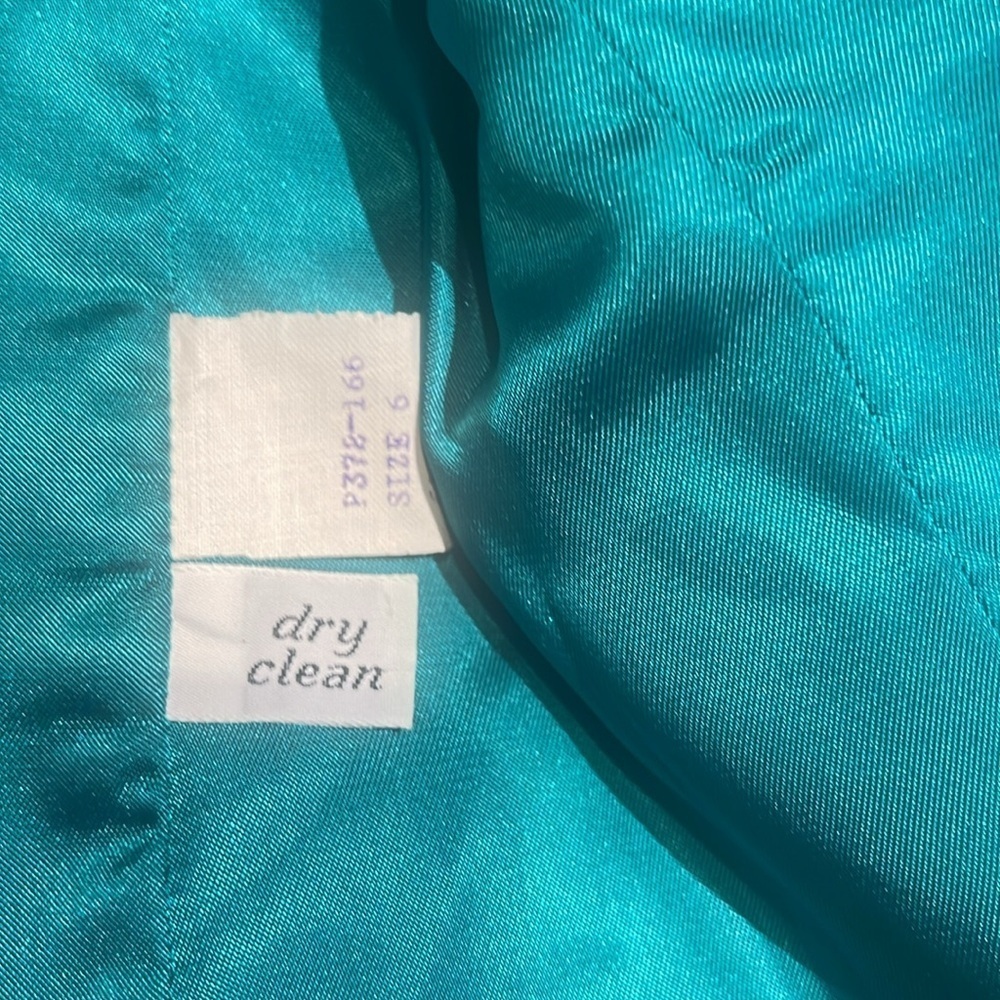 Vintage Pendleton Blazer Emerald/Teal Green Size … - image 6